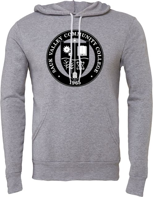 Sauk Valley Bella + Canvas Fleece Hood Sauk Valley CC Seal - ONLINE ONLY