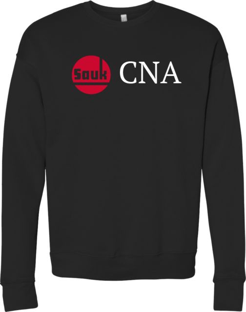 Sauk Valley Bella + Canvas Fleece Crew Sauk CNA Flat - ONLINE ONLY