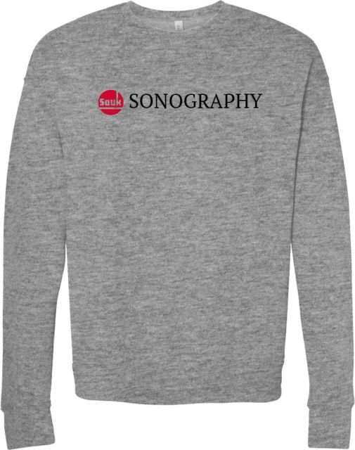 Sauk Valley Bella + Canvas Fleece Crew Sauk Sonography Flat - ONLINE ONLY
