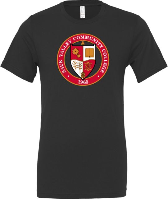 Sauk Valley Bella + Canvas Jersey Cotton T Shirt Sauk Valley CC Seal - ONLINE ONLY