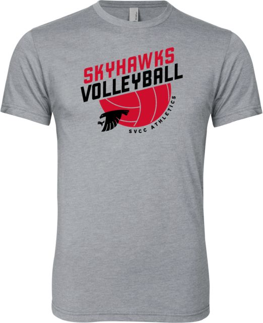 Sauk Valley Next Level Triblend Tee SVCC Athletics Skyhawks Volleyball Slanted - ONLINE ONLY