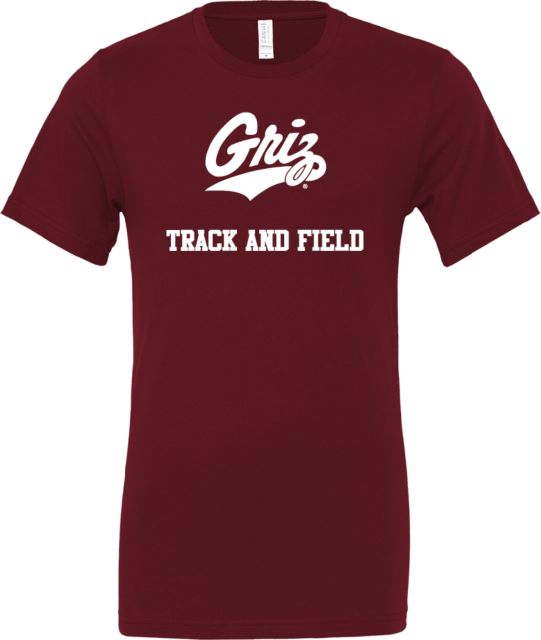 Montana Bella + Canvas Jersey Cotton T Shirt UM Track and Field - ONLINE ONLY