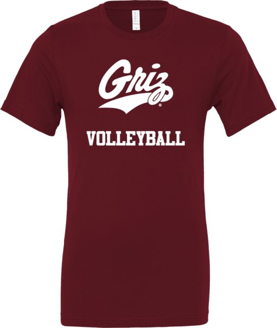 Montana Bella + Canvas Jersey Cotton T Shirt UM Volleyball - ONLINE ONLY