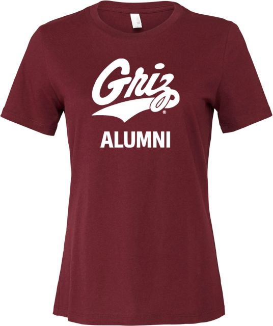 Montana Bella + Canvas Womens Relaxed Cotton T Shirt UM Alumni - ONLINE ONLY