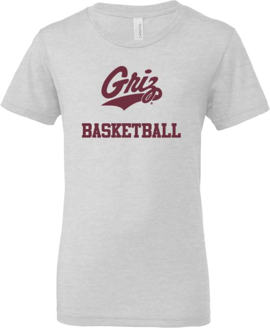 Montana Bella + Canvas Youth Jersey T Shirt UM Basketball - ONLINE ONLY