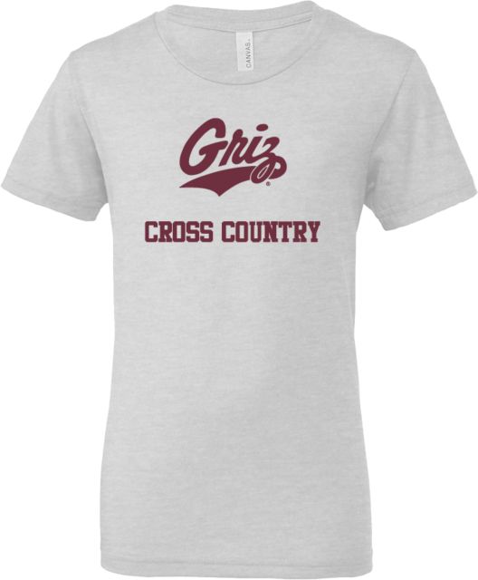 Montana Bella + Canvas Youth Jersey T Shirt UM Cross Country - ONLINE ONLY