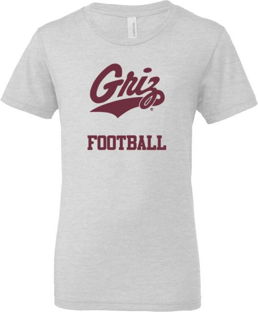 Montana Bella + Canvas Youth Jersey T Shirt UM Football - ONLINE ONLY