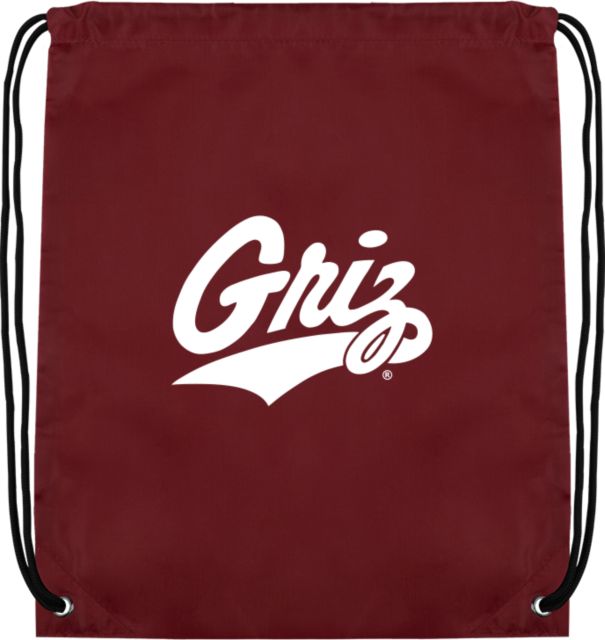Montana Drawstring Backpack Griz Script Mark - ONLINE ONLY