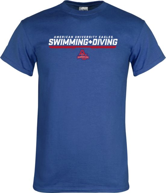 American University T-Shirt Swimming and Diving - ONLINE ONLY