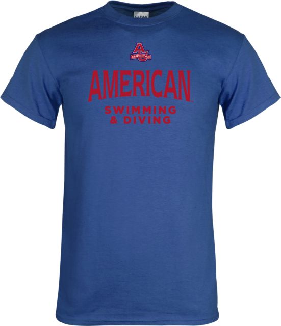 American University T-Shirt Swimming and Diving - ONLINE ONLY