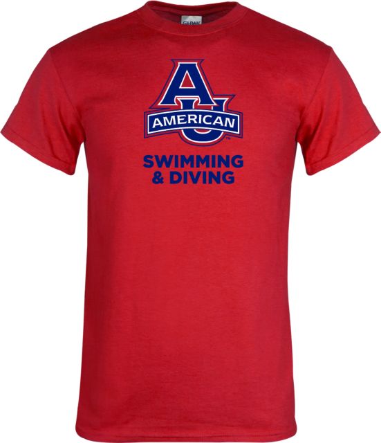 American University T-Shirt Swimming and Diving - ONLINE ONLY