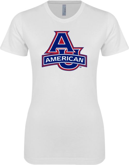American University Next Level Ladies SoftStyle Junior Fitted Tee  - ONLINE ONLY