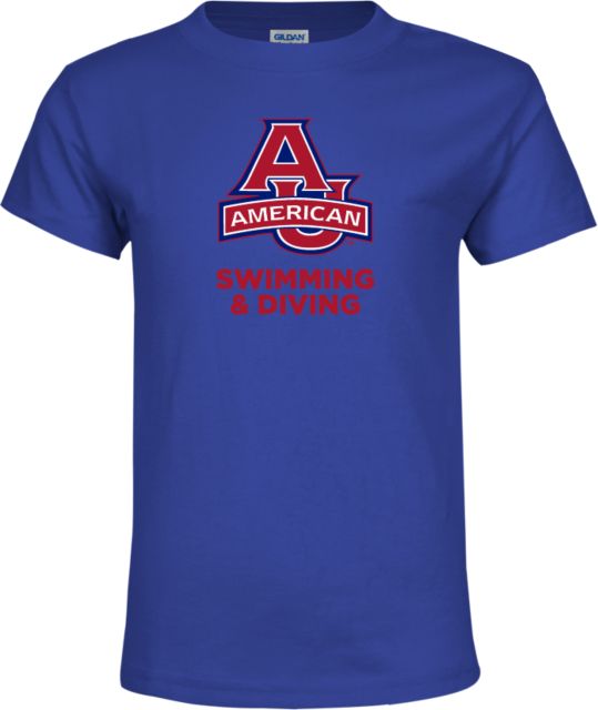 American University Youth T-Shirt Swimming and Diving - ONLINE ONLY