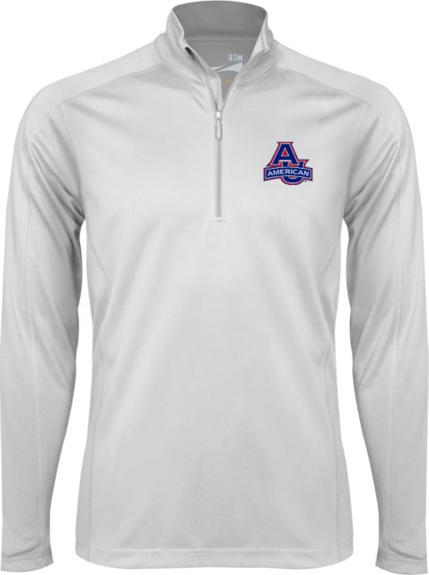 American University Syntrel Interlock 1/4 Zip  - ONLINE ONLY