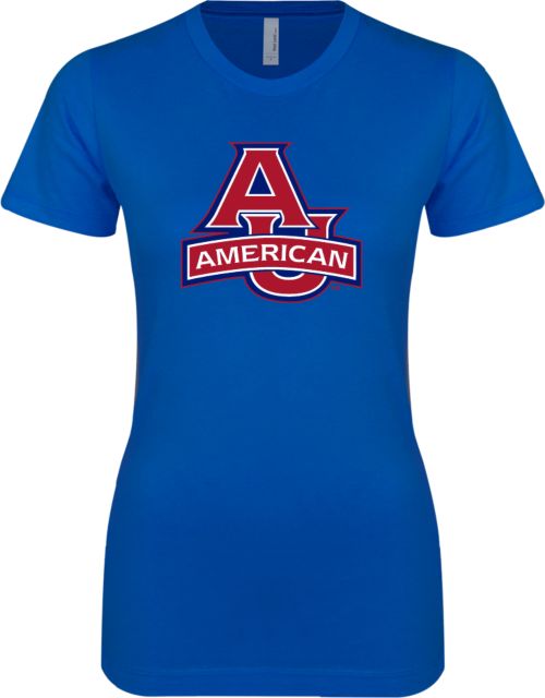 American University Next Level Ladies SoftStyle Junior Fitted Tee  - ONLINE ONLY