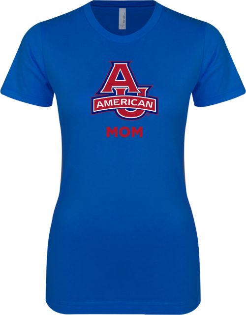 American University Next Level Ladies SoftStyle Junior Fitted Tee Mom - ONLINE ONLY