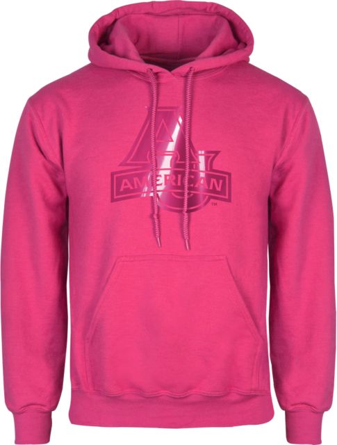 American University Fleece Hoodie Foil - ONLINE ONLY