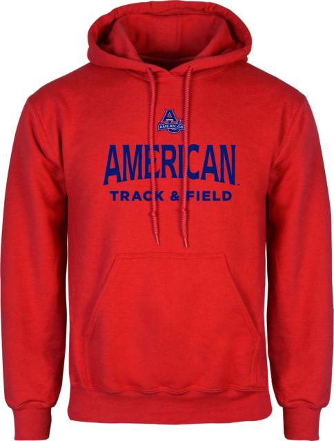American University Fleece Hoodie Track and Field - ONLINE ONLY