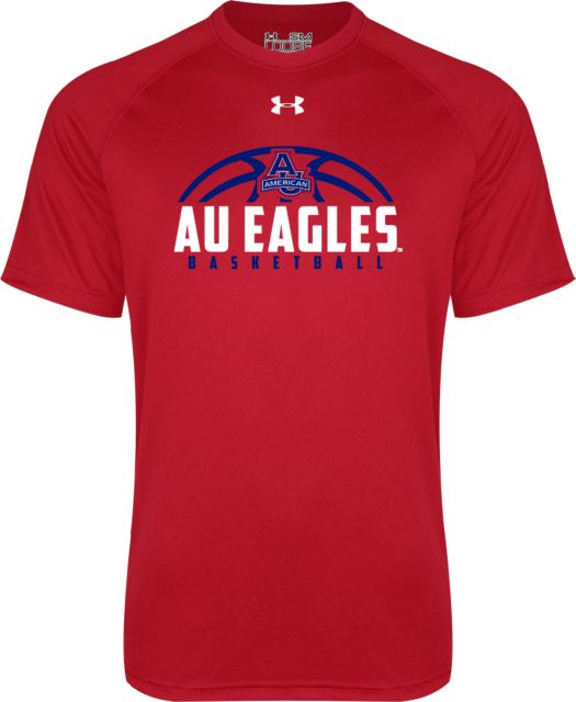 American University Under Armour Tech Tee Basketball - ONLINE ONLY