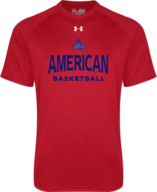 American University Under Armour Tech Tee Basketball - ONLINE ONLY