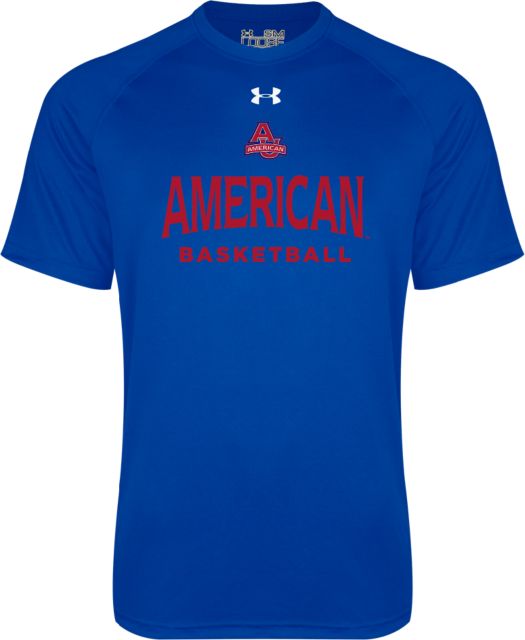 American University Under Armour Tech Tee Basketball - ONLINE ONLY