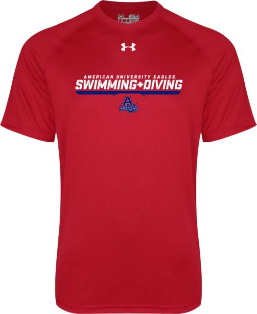 American University Under Armour Tech Tee Swimming and Diving - ONLINE ONLY