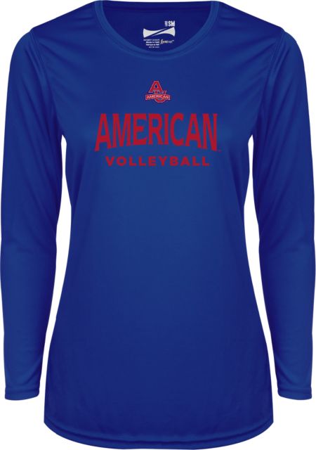 American University Ladies Syntrel Performance Longsleeve Shirt Volleyball - ONLINE ONLY
