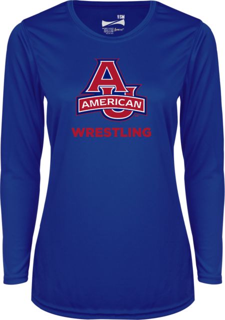 American University Ladies Syntrel Performance Longsleeve Shirt Wrestling - ONLINE ONLY