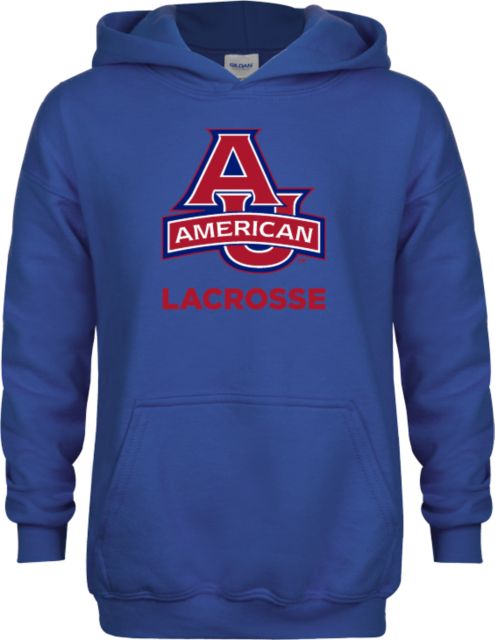 American University Youth Fleece Hoodie Lacrosse - ONLINE ONLY