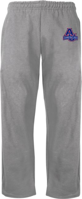 American University Fleece Open Bottom Pant  - ONLINE ONLY
