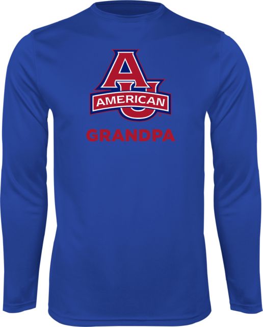 American University Performance Longsleeve Shirt Grandpa - ONLINE ONLY