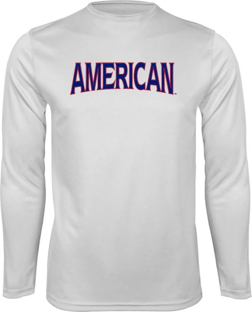 American University Performance Longsleeve Shirt  - ONLINE ONLY