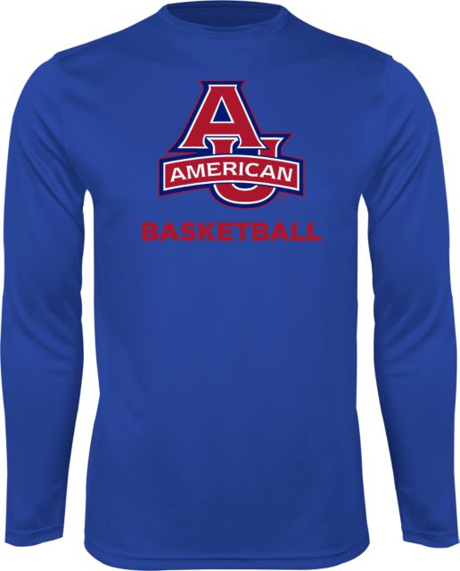 American University Performance Longsleeve Shirt Basketball - ONLINE ONLY