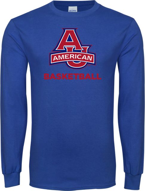 American University Long Sleeve T-Shirt Basketball - ONLINE ONLY