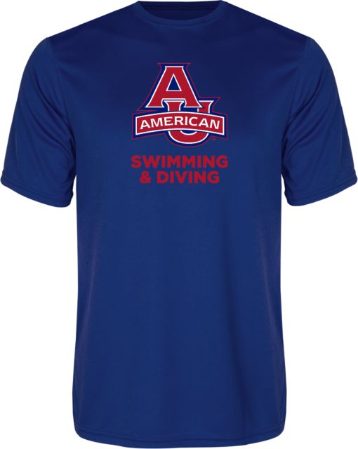American University Performance Tee Swimming and Diving - ONLINE ONLY