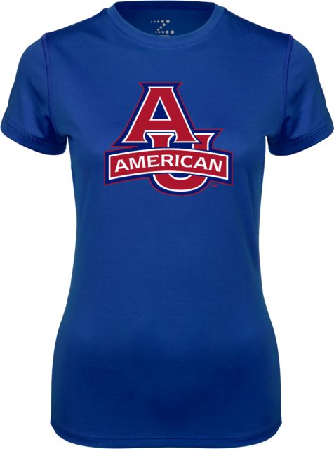 American University Ladies Syntrel Performance Tee  - ONLINE ONLY