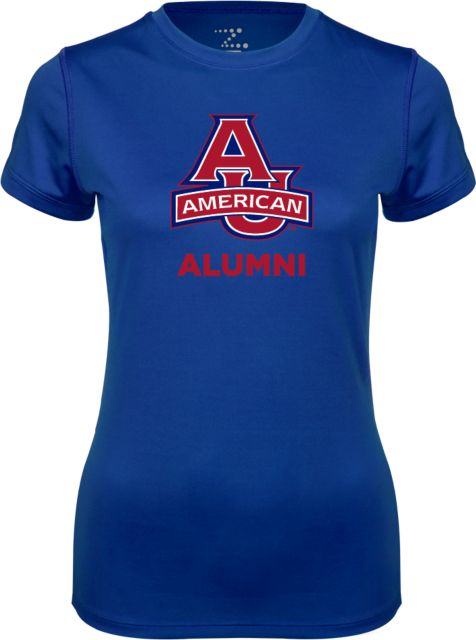 American University Ladies Syntrel Performance Tee Alumni - ONLINE ONLY