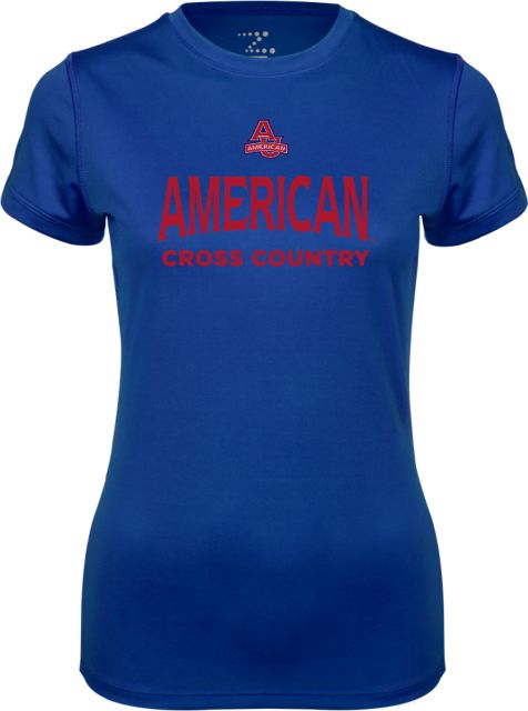 American University Ladies Syntrel Performance Tee Cross Country - ONLINE ONLY