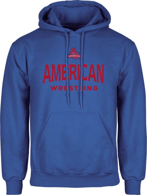 American University Fleece Hoodie Wrestling - ONLINE ONLY