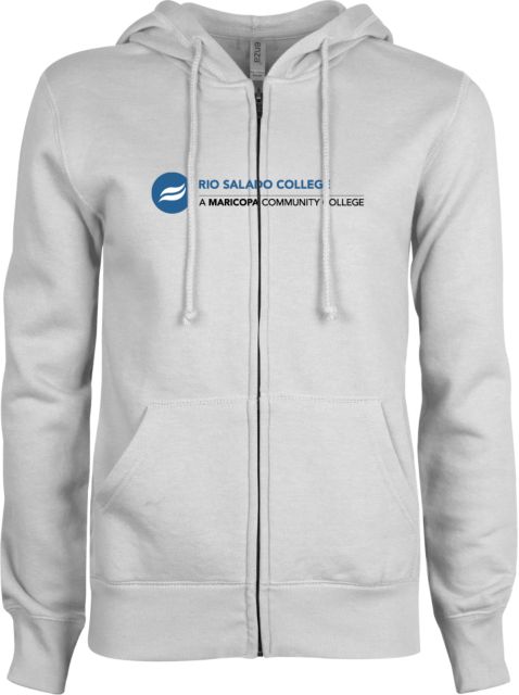 Rio Salado ENZA Ladies Fleece Full Zip Hoodie Primary Mark - ONLINE ONLY