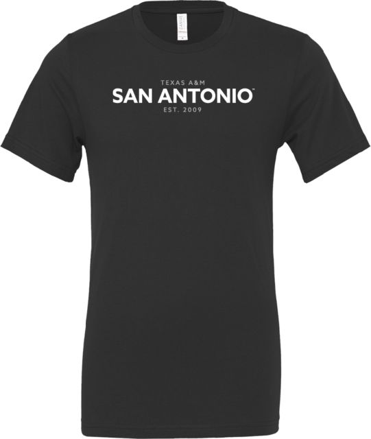Texas A&M San Antonio Bella + Canvas Jersey Cotton T Shirt Texas A&M San Antonio EST.2009 - ONLINE ONLY