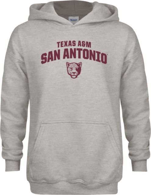 Texas A&M San Antonio Youth Fleece Hood Texas A&M San Antonio Arched with Mascot - ONLINE ONLY