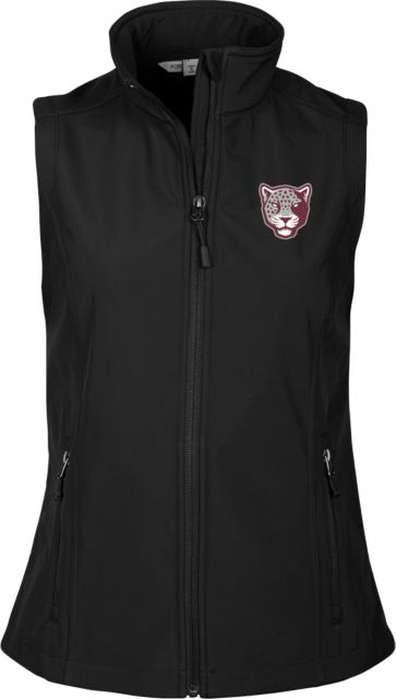Texas A&M San Antonio Womens Core Softshell Vest TAMUSA Mascot Head - ONLINE ONLY