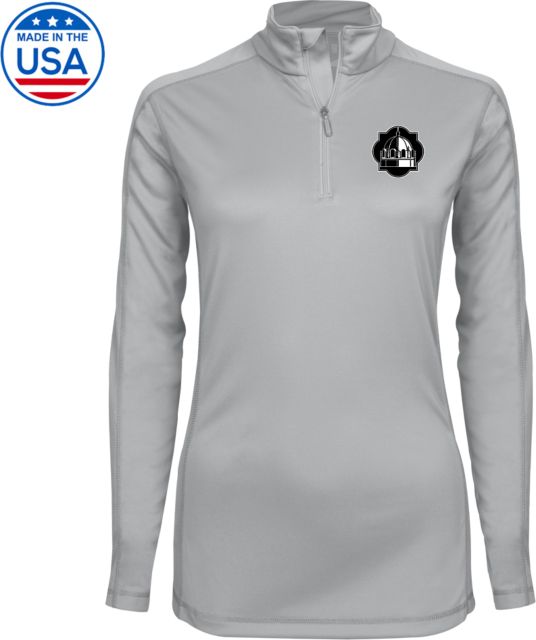 Texas A&M San Antonio Syntrel Womens Platinum Interlock 1/4 Zip Texas A&M University San Antonio Emblem - ONLINE ONLY