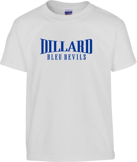 Dillard Youth T Shirt Dillard Bleu Devils Wordmark - ONLINE ONLY