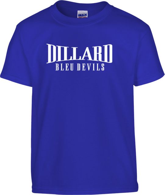 Dillard Youth T Shirt Dillard Bleu Devils Wordmark - ONLINE ONLY