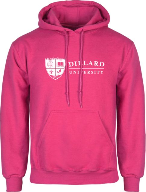 Dillard Womens Fuchsia Fleece Hoodie Primary Mark - ONLINE ONLY