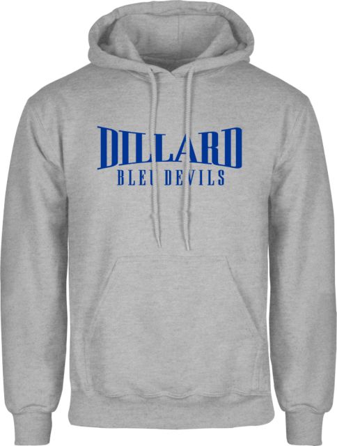 Dillard Fleece Hoodie Dillard Bleu Devils Wordmark - ONLINE ONLY