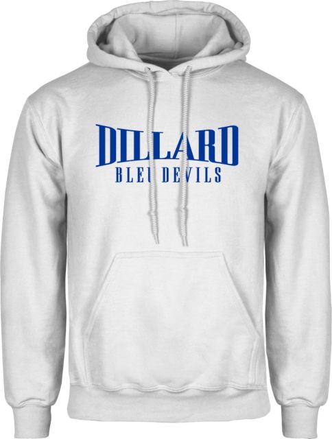 Dillard Fleece Hoodie Dillard Bleu Devils Wordmark - ONLINE ONLY