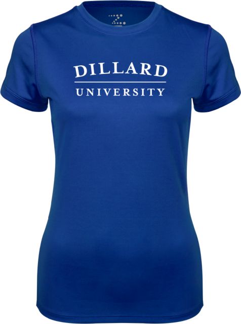 Dillard Womens Performance Tee Dillard University Wordmark - ONLINE ONLY